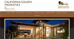 Desktop Screenshot of cagoldenproperties.com