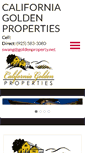 Mobile Screenshot of cagoldenproperties.com
